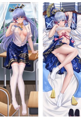 Genshin Impact Kamisato Ayaka Full body waifu japanese anime pillowcases