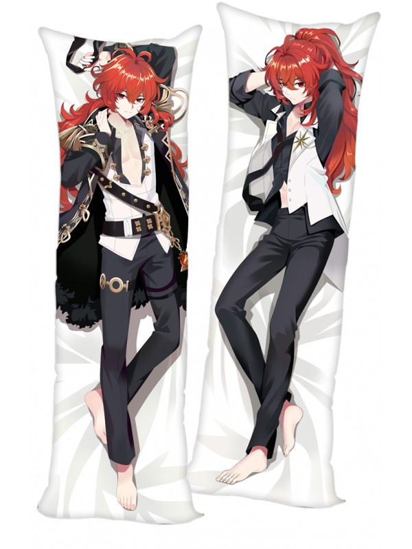 Genshin Impact Diluc Full body waifu japanese anime pillowcases