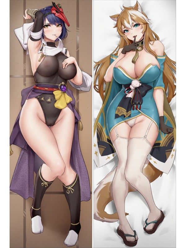 Genshin Impact Kujou Sara Gorou Anime Dakimakura Japanese Hugging Body PillowCases