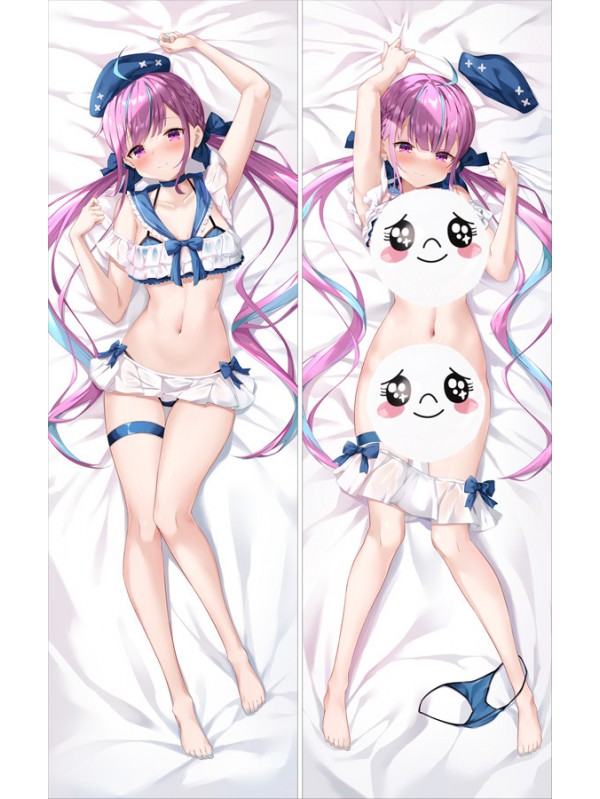 Virtual Youtuber Minato Aqua Full body waifu japanese anime pillowcases