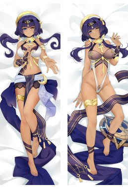 Genshin Impact Candace Anime Dakimakura Japanese Hugging Body Pillow Cover