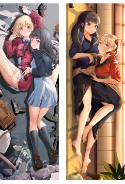 Lycoris Recoil Nishikigi Chisato & Inoue Takina Anime Dakimakura Japanese Hugging Body Pillow Cover