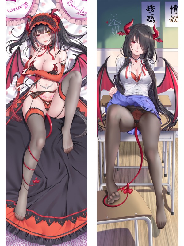 Date A Live Tokisaki Kurumi Anime Dakimakura Japanese Hugging Body Pillow Cover