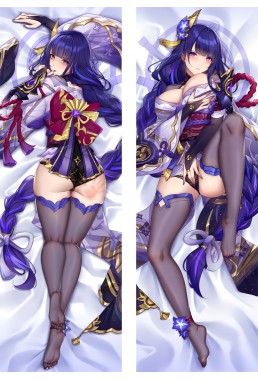 Genshin Impact Raiden Shogun Baal Anime Dakimakura Japanese Hugging Body Pillow Cover