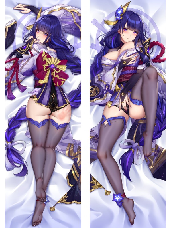 Genshin Impact Raiden Shogun Baal Anime Dakimakura Japanese Hugging Body Pillow Cover