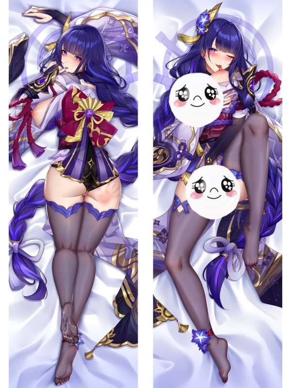 Genshin Impact Raiden Shogun Baal Anime Dakimakura Japanese Hugging Body Pillow Cover