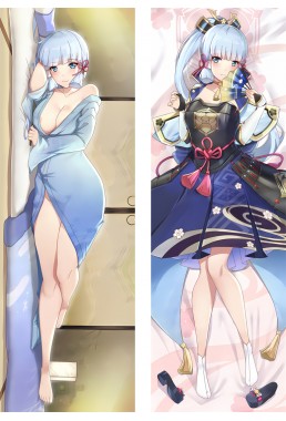 Genshin Impact Kamisato Ayaka Anime Dakimakura Japanese Hugging Body Pillow Cover