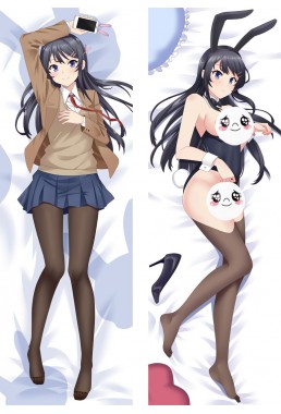 Rascal Does Not Dream of Bunny Girl Senpai Anime Dakimakura Japanese Hugging Body Pillow Cover