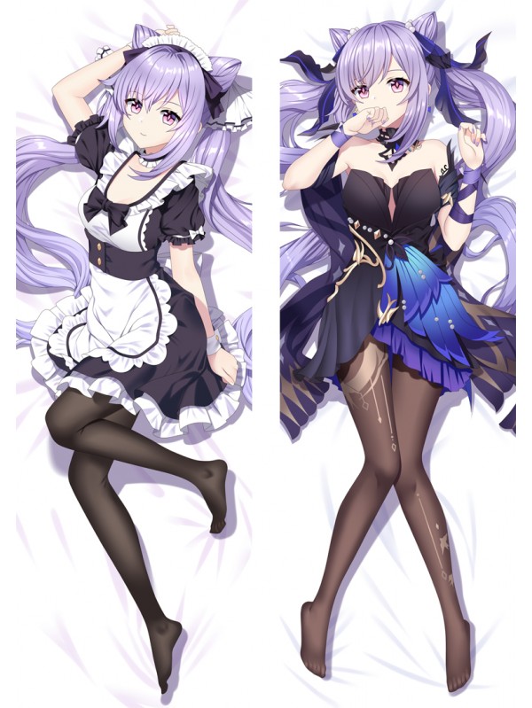 Genshin Impact Keqing Anime Dakimakura Japanese Hugging Body Pillow Cover