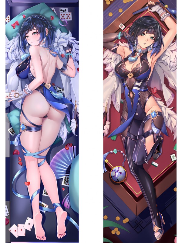Genshin Impact Yelan Anime Dakimakura Japanese Hugging Body Pillow Cover