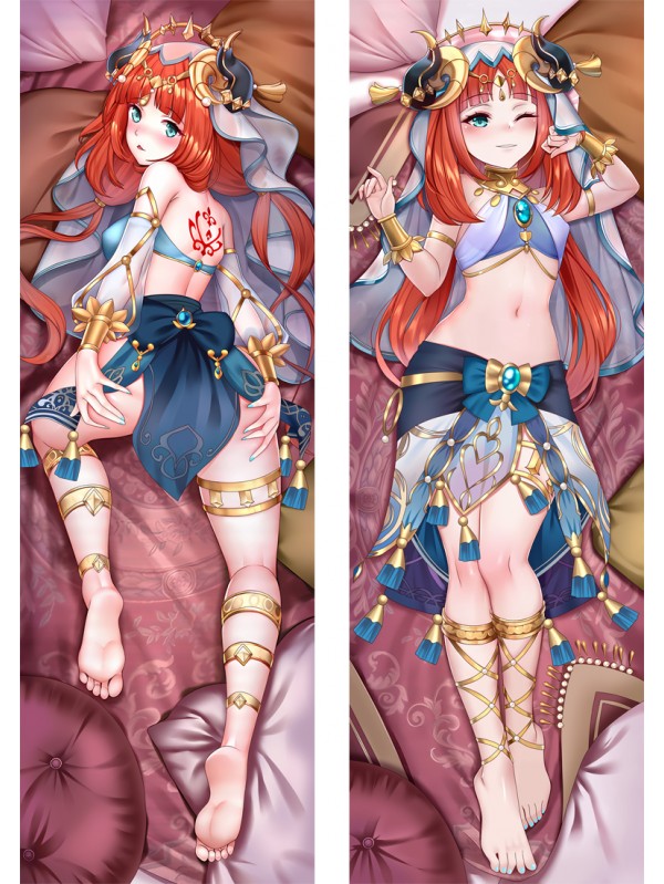 Genshin Impact Nilou Anime Dakimakura Japanese Hugging Body Pillow Cover