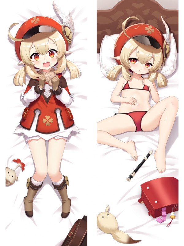 Genshin Impact Klee Anime Dakimakura Japanese Hugging Body Pillow Cover