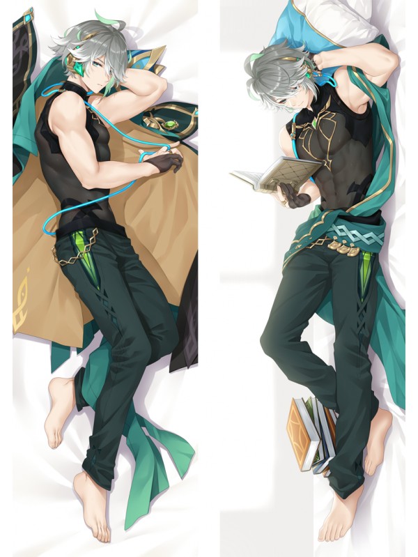 Genshin Impact Alhaitham Anime Dakimakura Japanese Hugging Body Pillow Cover