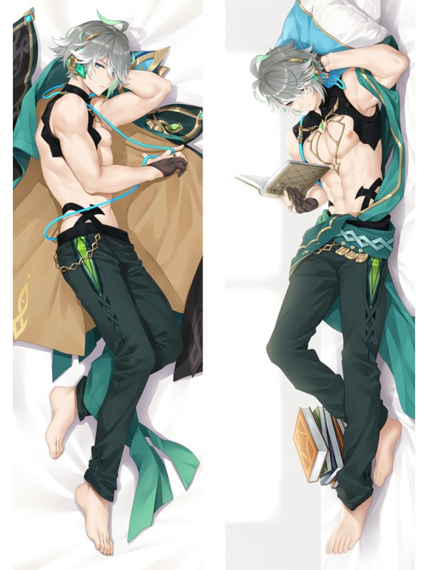 Genshin Impact Alhaitham Anime Dakimakura Japanese Hugging Body Pillow Cover