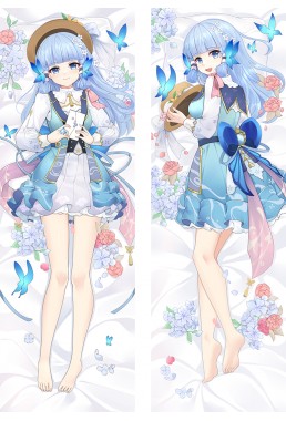 Genshin Impact Kamisato Ayaka Anime Dakimakura Japanese Hugging Body Pillow Cover