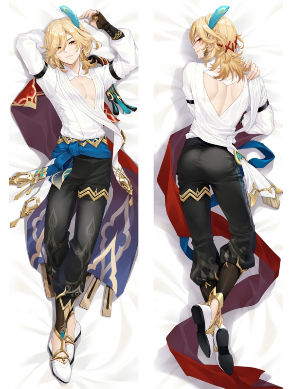 Genshin Impact Kaveh Anime Dakimakura Japanese Hugging Body Pillow Cover