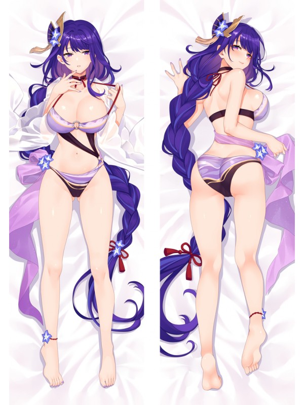 Genshin Impact Raiden Shogun Baal Anime Dakimakura Japanese Love Body Pillow Cover