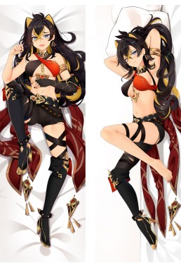 Genshin Impact Dehya Anime Dakimakura Japanese Love Body Pillow Cover