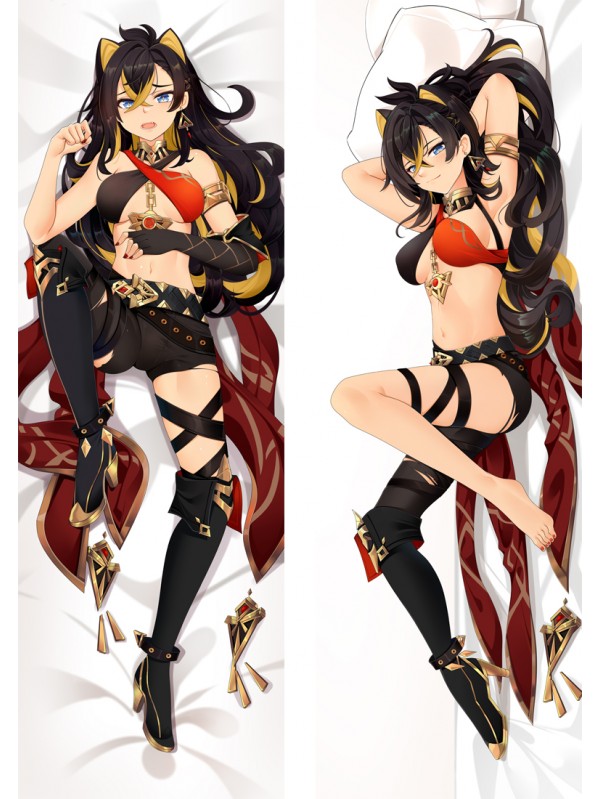 Genshin Impact Dehya Anime Dakimakura Japanese Love Body Pillow Cover