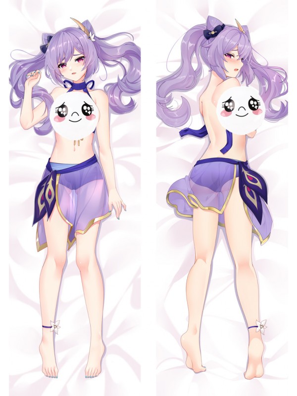 Genshin Impact Keqing Anime Dakimakura Japanese Love Body Pillow Cover