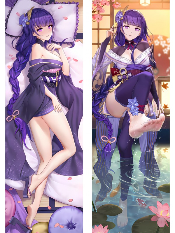 Genshin Impact Raiden Shogun Baal Full body waifu japanese anime pillowcases