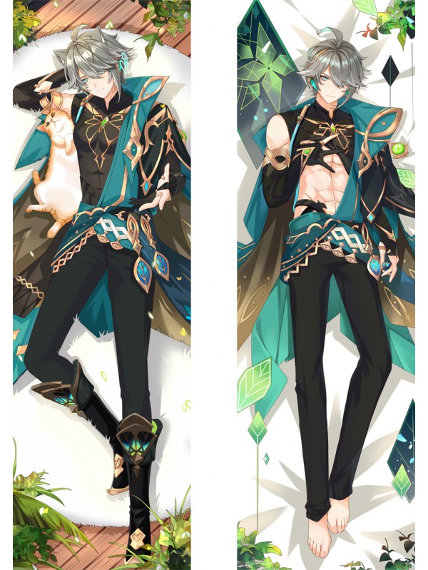 Genshin Impact Alhaitham Anime Dakimakura Japanese Hugging Body Pillow Cover