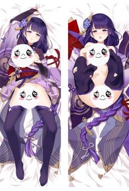 Genshin Impact Raiden Shogun Baal Anime Dakimakura Japanese Hugging Body Pillow Cover