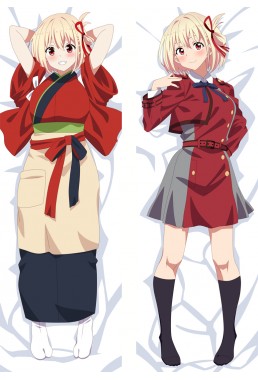 Lycoris Recoil Nishikigi Chisato Anime Dakimakura Japanese Hugging Body Pillow Cover