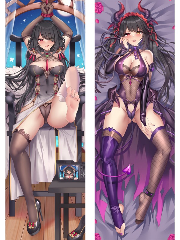 Date A Live Kurumi Tokisaki Anime Dakimakura Japanese Hugging Body Pillow Cover