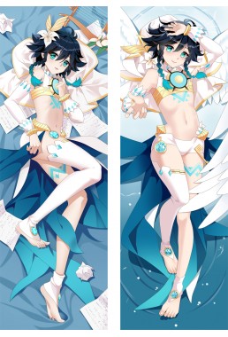 Genshin Impact Venti Anime Dakimakura Japanese Love Body Pillow Cover