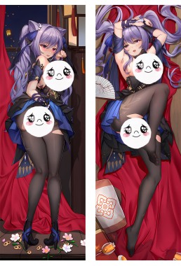 Genshin Impact Keqing Anime Dakimakura Japanese Love Body Pillow Cover