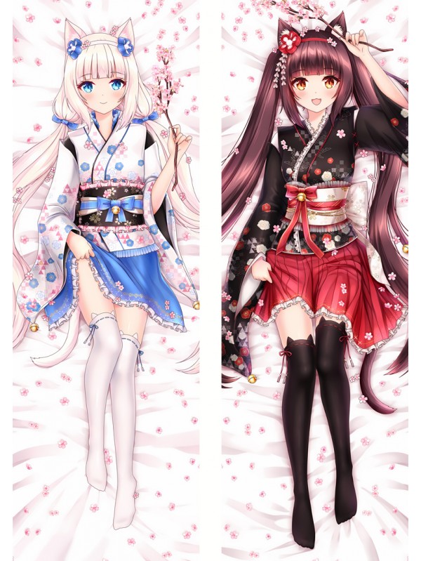 Nekopara Chocola&Vanilla Anime Dakimakura Japanese Love Body Pillow Cover