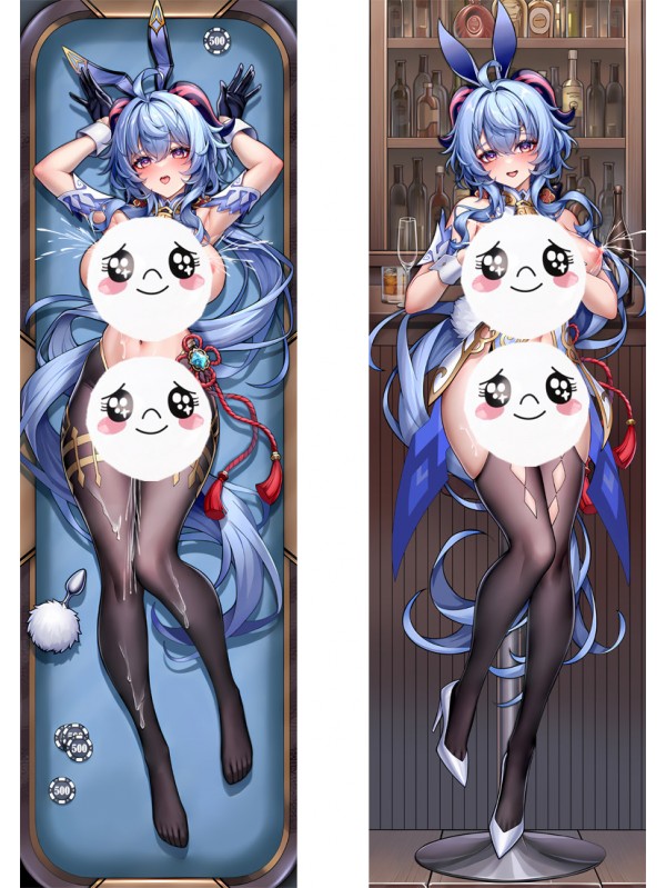 Genshin Impact Ganyu Anime Dakimakura Japanese Love Body Pillow Cover