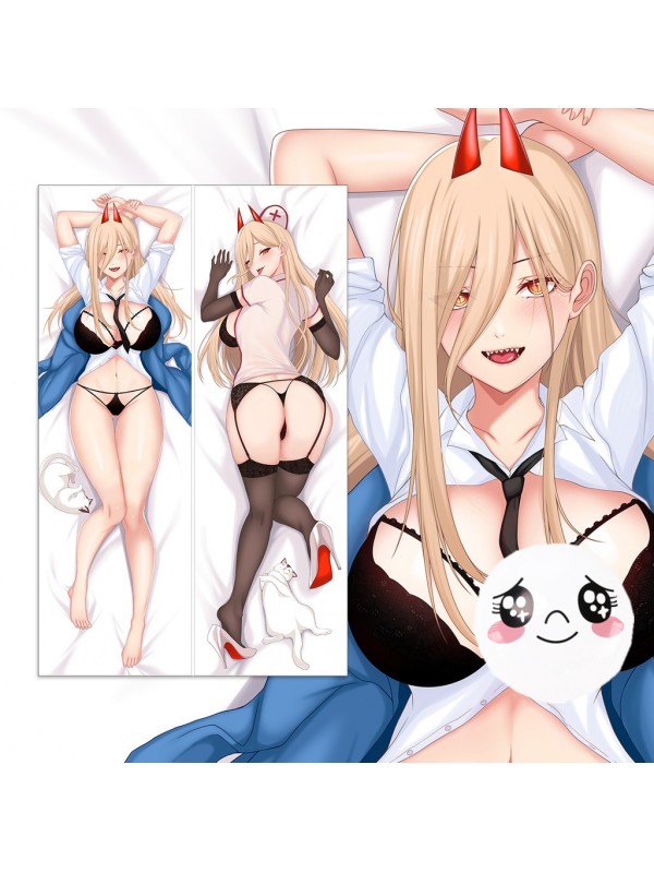 chainsaw man power Full body waifu japanese anime pillowcases