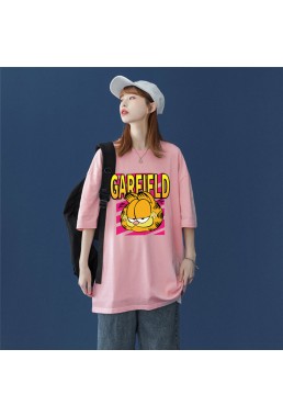 The Garfield Show 3 Unisex Mens/Womens Short Sleeve T-shirts Fashion Printed Tops Cosplay Costume