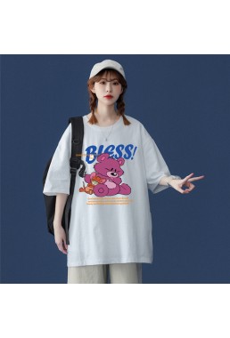 Mice and Bears 2 Unisex Mens/Womens Short Sleeve T-shirts Fashion Printed Tops Cosplay Costume