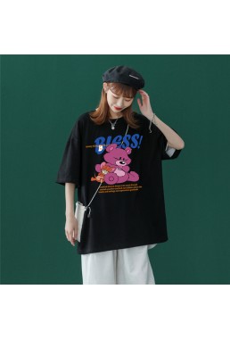 Mice and Bears 4 Unisex Mens/Womens Short Sleeve T-shirts Fashion Printed Tops Cosplay Costume