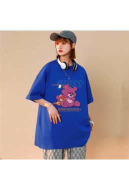 Mice and Bears 6 Unisex Mens/Womens Short Sleeve T-shirts Fashion Printed Tops Cosplay Costume