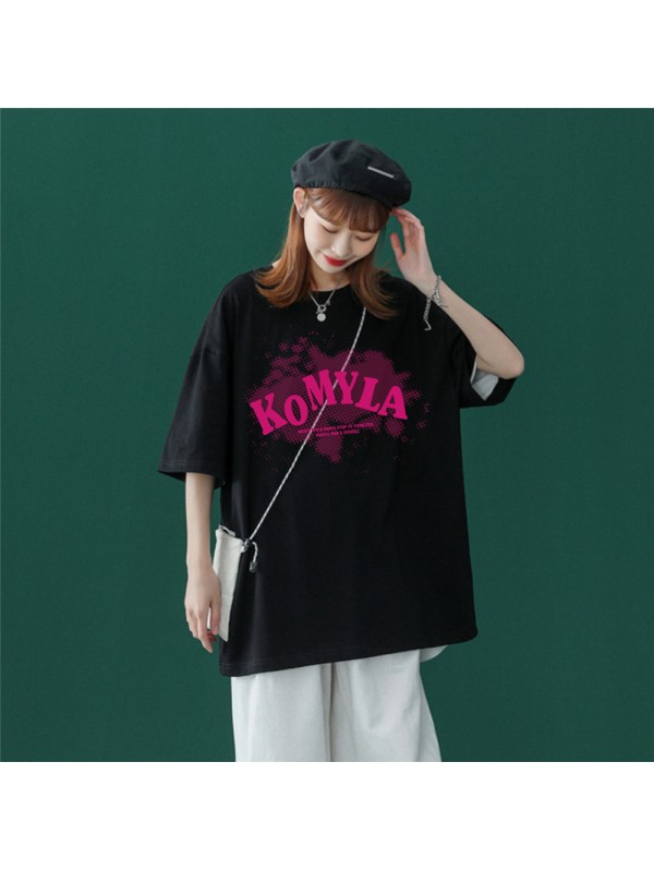 KoMYLA 3 Unisex Mens/Womens Short Sleeve T-shirts Fashion Printed Tops Cosplay Costume