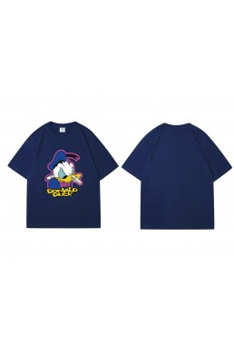 Donald Duck 1 Unisex Mens/Womens Short Sleeve T-shirts Fashion Printed Tops Cosplay Costume