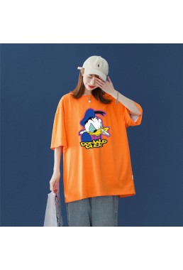 Donald Duck 3 Unisex Mens/Womens Short Sleeve T-shirts Fashion Printed Tops Cosplay Costume