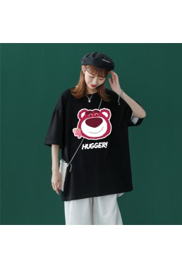 HUGGER Bear 3 Unisex Mens/Womens Short Sleeve T-shirts Fashion Printed Tops Cosplay Costume