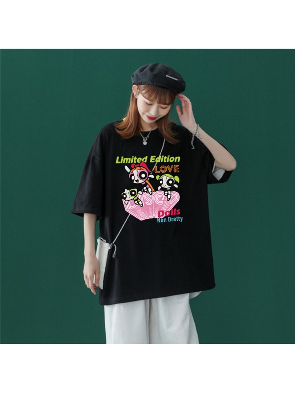 Dolls Non Dretty 4 Unisex Mens/Womens Short Sleeve T-shirts Fashion Printed Tops Cosplay Costume