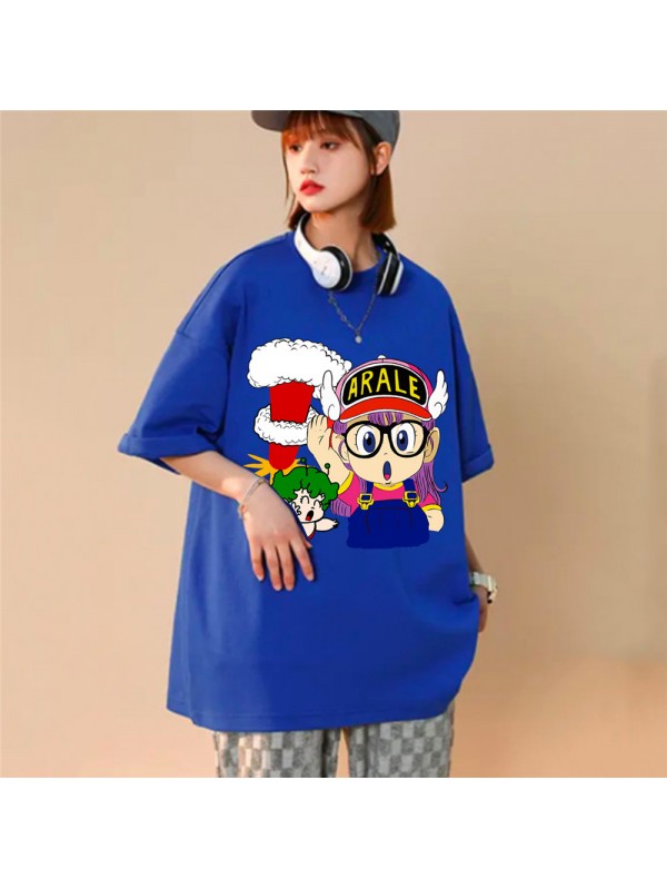 ARALE Blue Unisex Mens/Womens Short Sleeve T-shirts Fashion Printed Tops Cosplay Costume