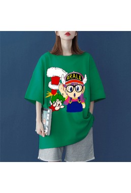 ARALE Green Unisex Mens/Womens Short Sleeve T-shirts Fashion Printed Tops Cosplay Costume