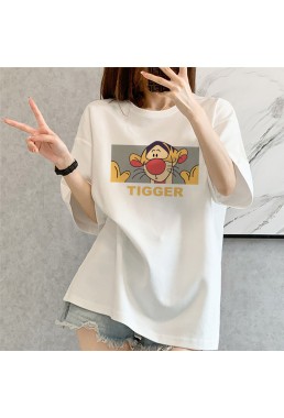 My Friends Tigger 1 Unisex Mens/Womens Short Sleeve T-shirts Fashion Printed Tops Cosplay Costume