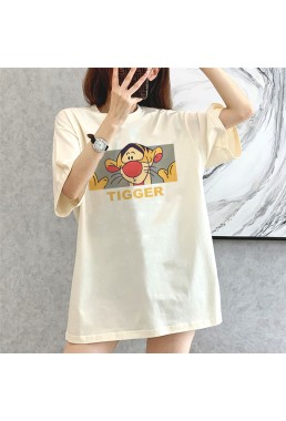 My Friends Tigger 4 Unisex Mens/Womens Short Sleeve T-shirts Fashion Printed Tops Cosplay Costume