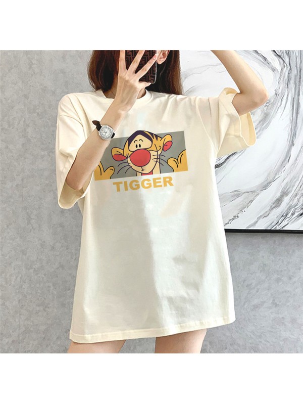 My Friends Tigger 4 Unisex Mens/Womens Short Sleeve T-shirts Fashion Printed Tops Cosplay Costume
