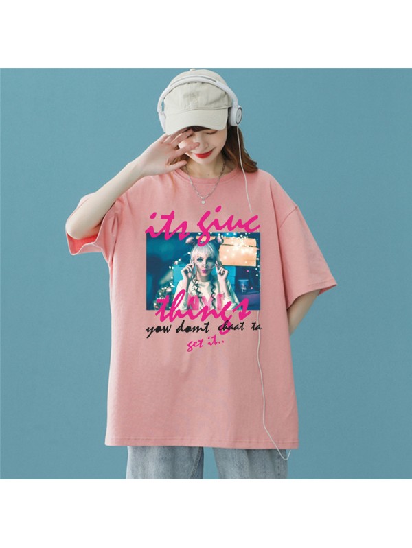 Fashion Girls 2 Unisex Mens/Womens Short Sleeve T-shirts Fashion Printed Tops Cosplay Costume