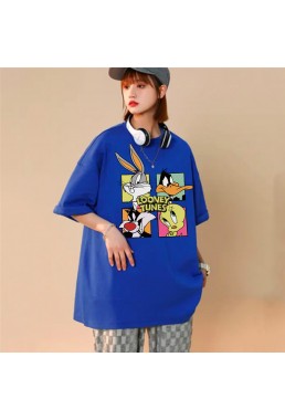 Looney Tunes 3 Unisex Mens/Womens Short Sleeve T-shirts Fashion Printed Tops Cosplay Costume